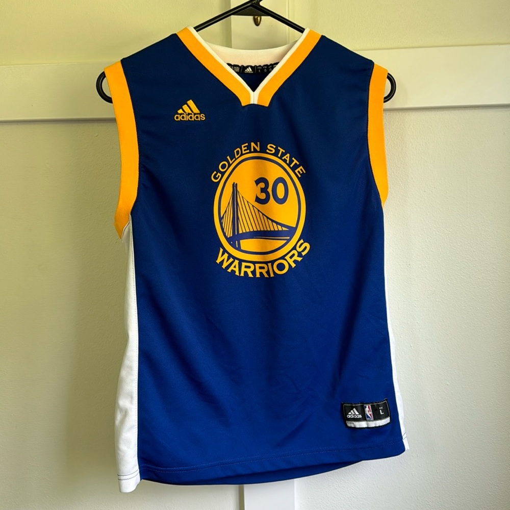 Authentic Golden State Warriors Stephen Curry Jersey Size large